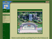 Tablet Screenshot of foxhillsatrockaway.com